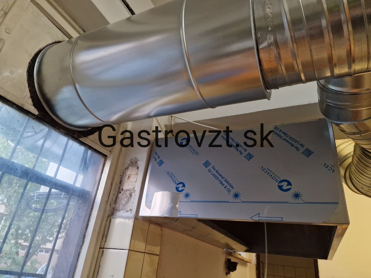 Napojenie spiro potrubia na nový zákryt