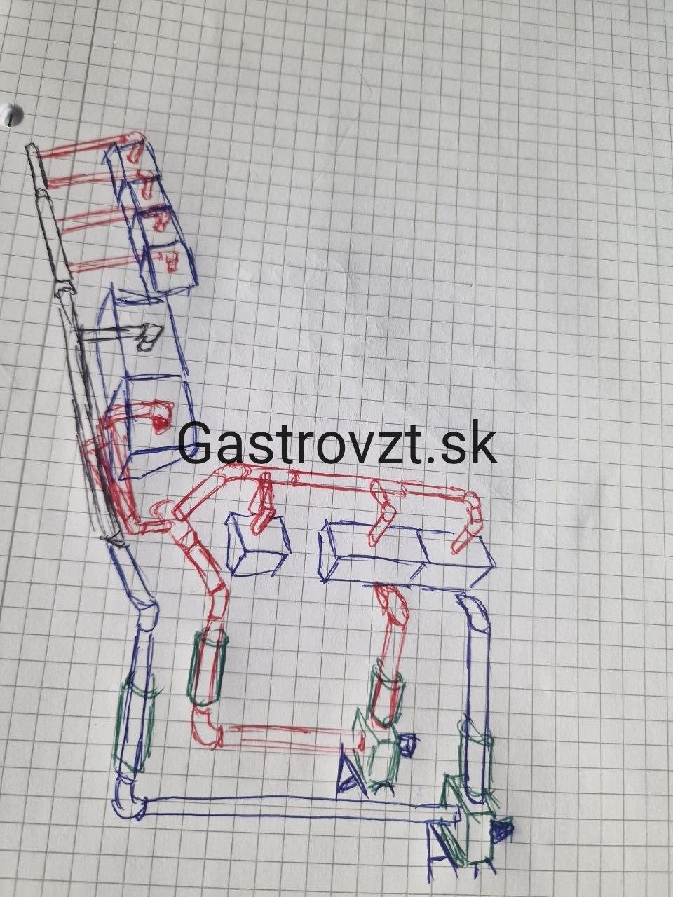 Výdajná kuchyňa Ružinov, Bratislava — montáž vzduchotechniky, záber 28